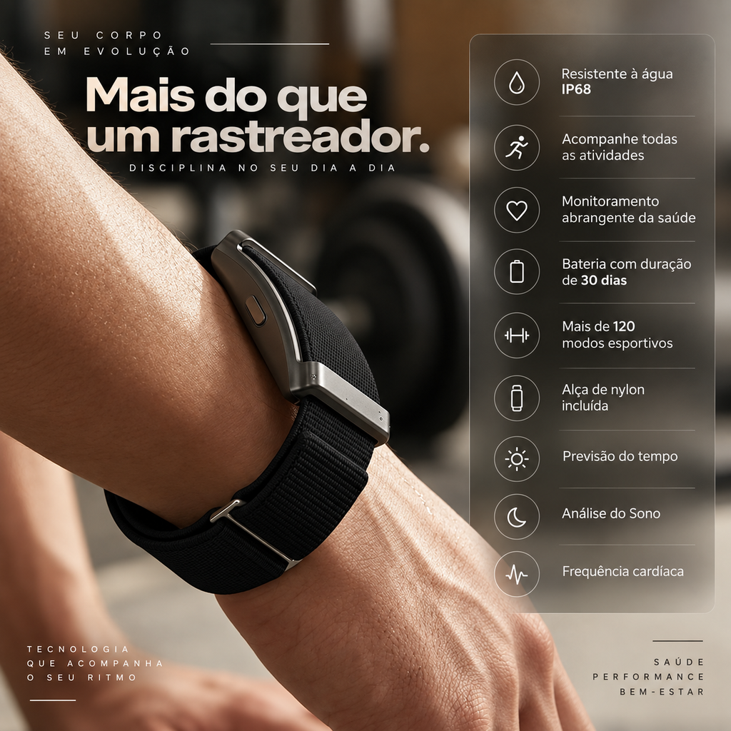 ZYP ONE — Pulseira Inteligente de Desempenho